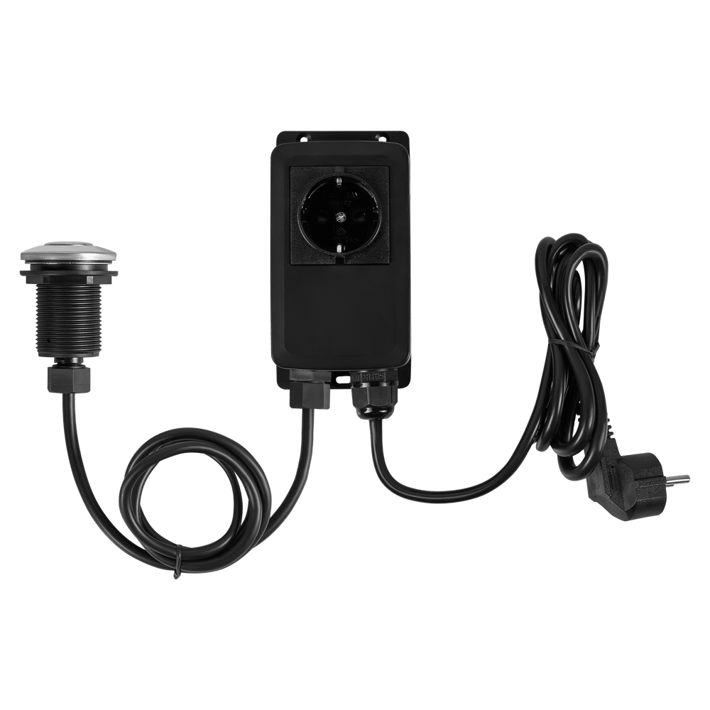 Пневмокнопка для измельчителя пищевых отходов с установочным комплектом MAUNFELD MPB01