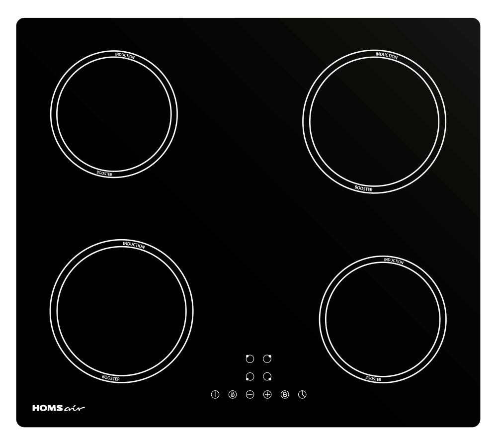 Индукционная варочная панель HOMSair HI64ABK