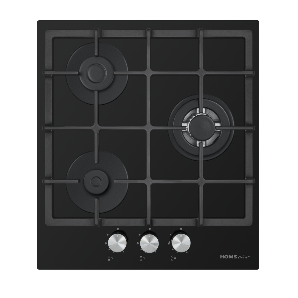 Газовая варочная панель HOMSair HGG433TGCBK