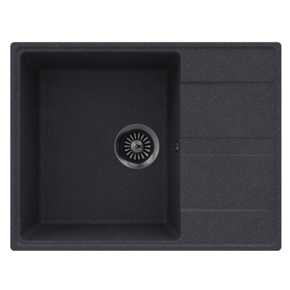 Кухонная мойка MAUNFELD Lacrima 650 MFQS-650DGR темно-серый