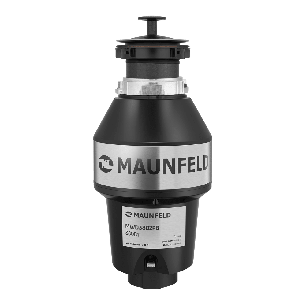 Измельчитель пищевых отходов с пневмо кнопкой MAUNFELD MWD3802PB