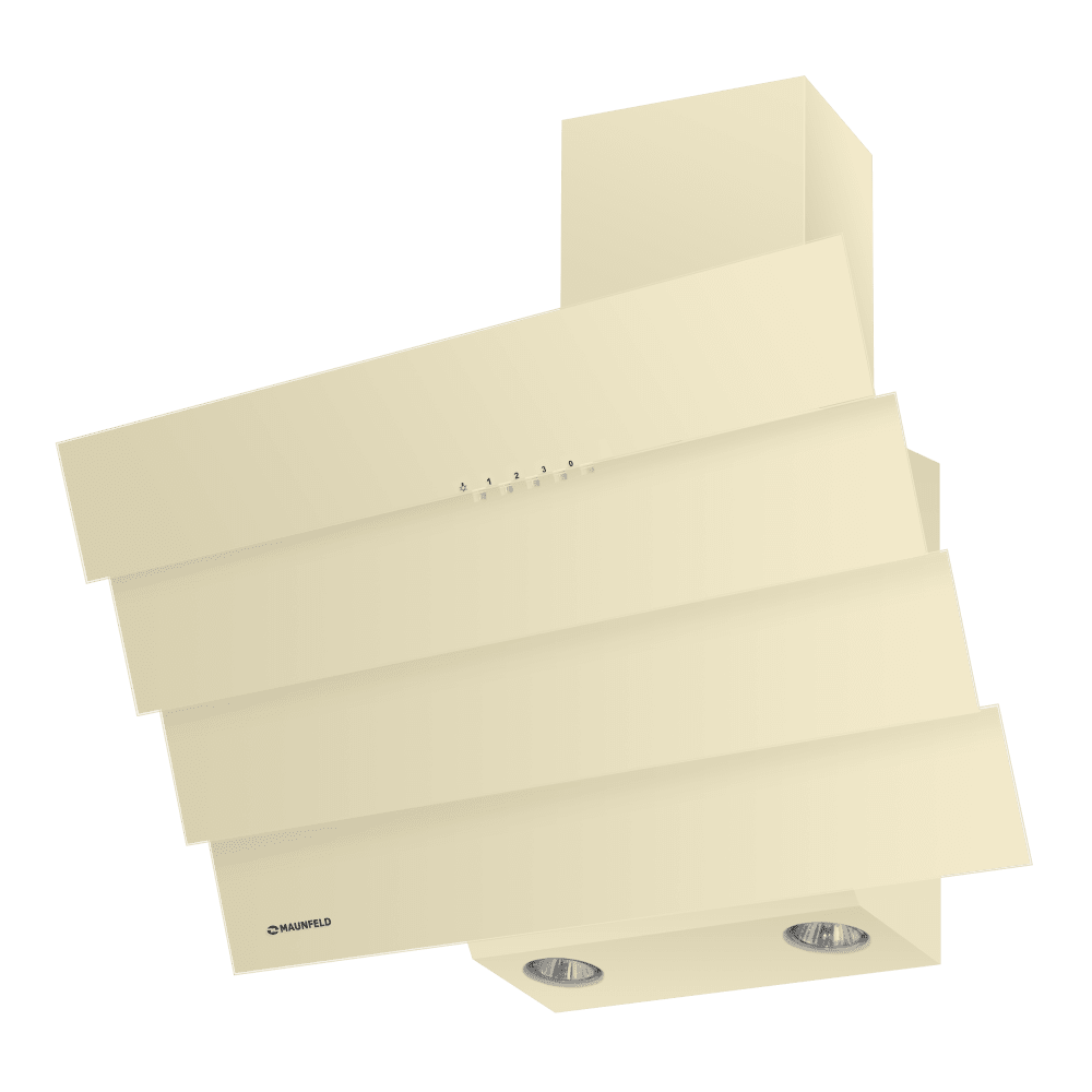 Кухонная вытяжка MAUNFELD Cascada Quart 90 слоновая кость  Х