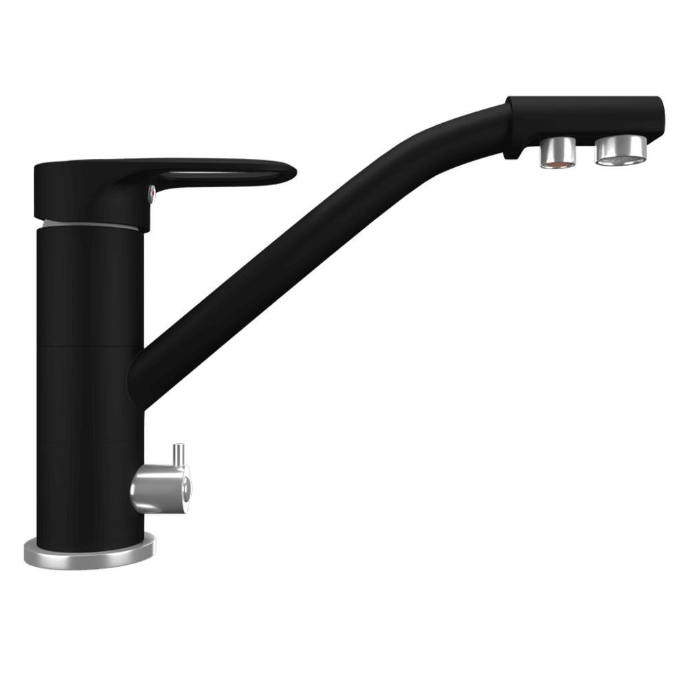Кухонный смеситель MAUNFELD MFQT-10B черный