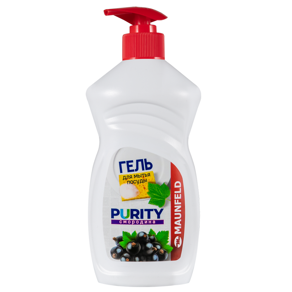 Гель для мытья посуды Maunfeld Purity Смородина 450г MDL450CD (дозатор)