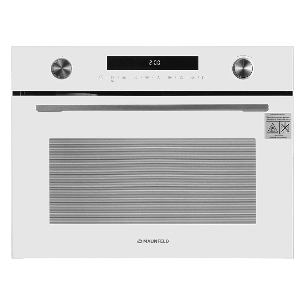Компактный духовой шкаф с функцией СВЧ MAUNFELD MCMO5015MFW