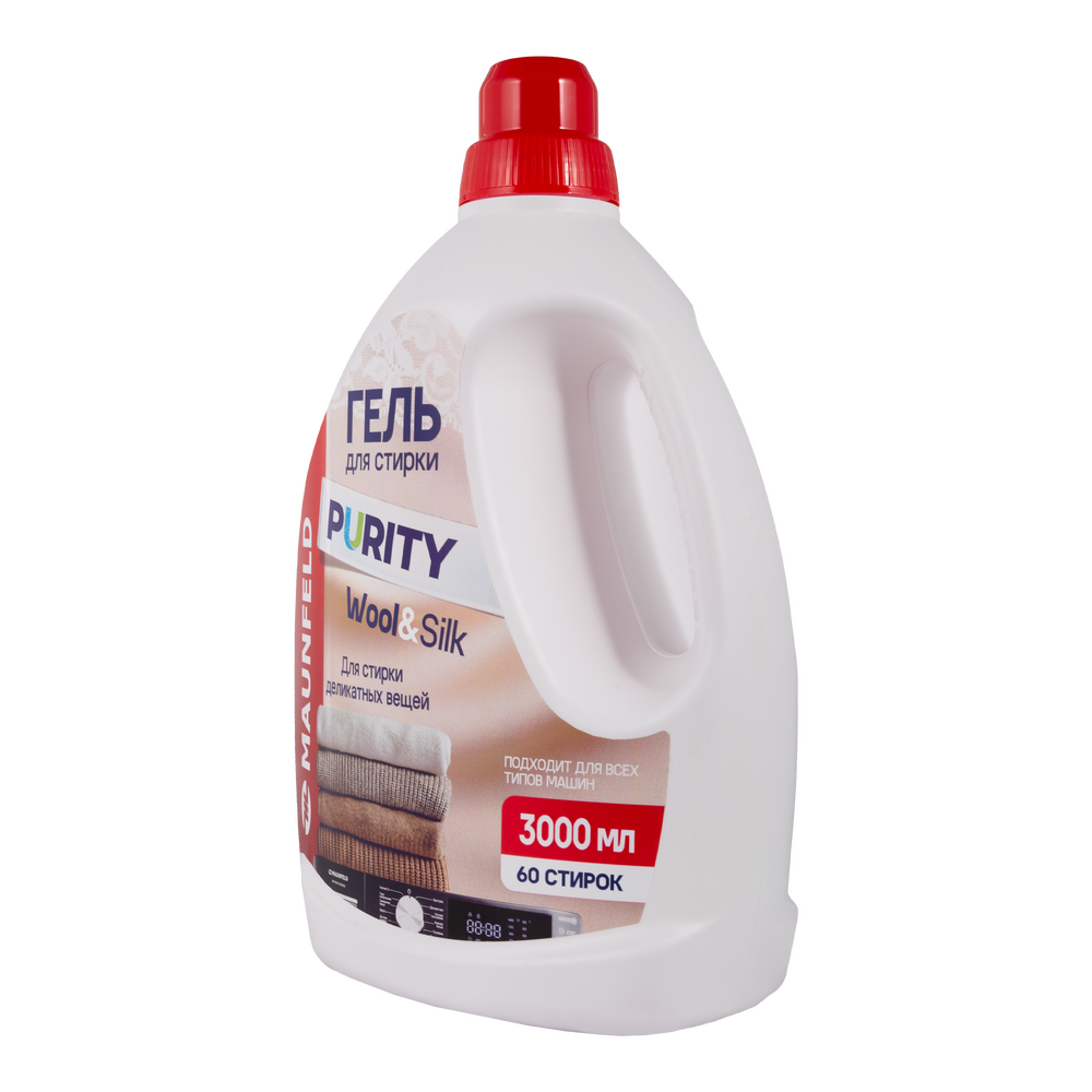 Гель для стирки Maunfeld Purity Wool&Silk 3000мл MWL3000PD