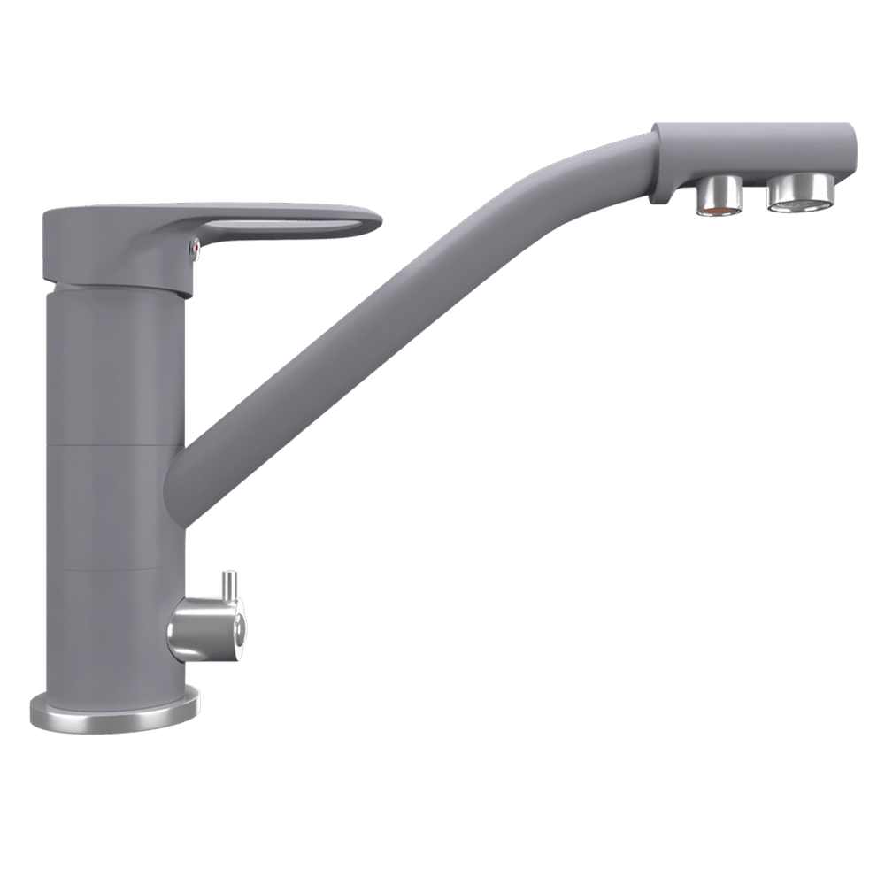 Кухонный смеситель MAUNFELD MFQT-10LGR светло-серый