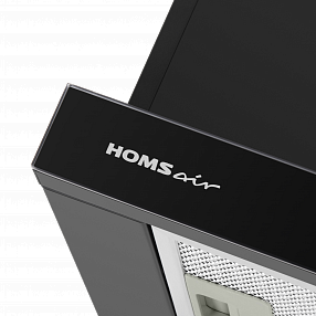 Кухонная вытяжка HOMSair FLAT 60 Glass черный