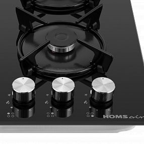 Газовая варочная панель HOMSAIR HGG641EBK Газовая варочная панель HOMSAIR HGG641EBK