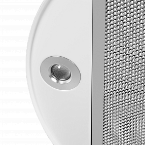 Кухонная вытяжка HOMSair TAU 39 ISLA белый