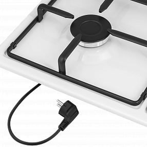 Газовая варочная панель HOMSAIR HGE643WH