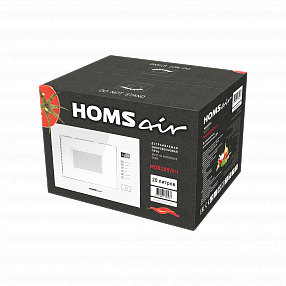 Микроволновая печь встраиваемая HOMSair MOB205WH