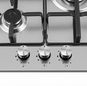 Газовая варочная панель HOMSAIR HGS433S Газовая варочная панель HOMSAIR HGS433S